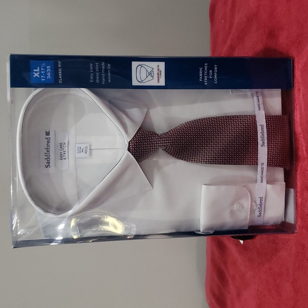 Saddlebred white dress shirt